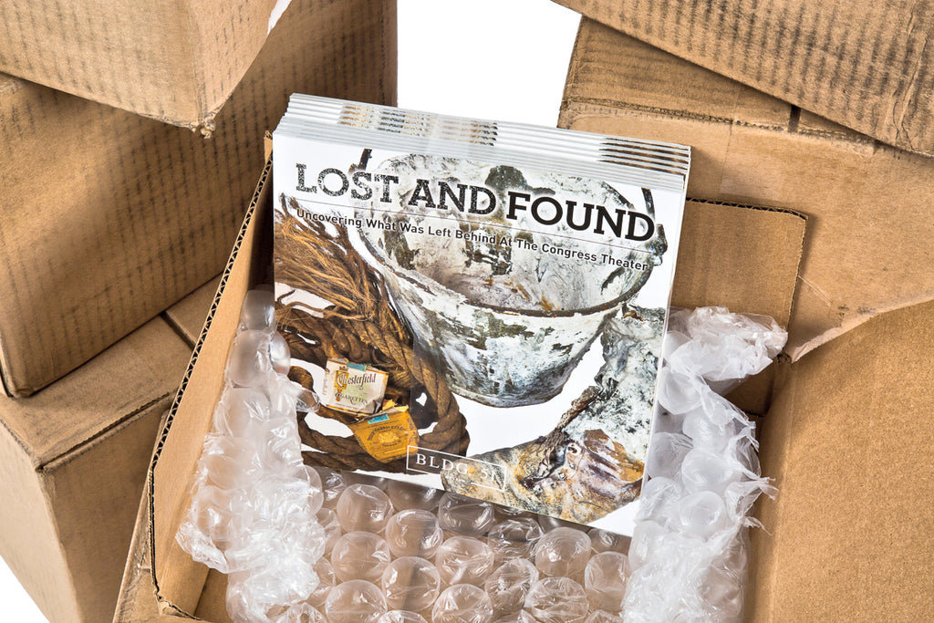 58-page full-color "lost and found" congress theater book by eric j. nordstrom