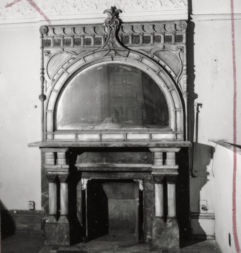 louis sullivan-designed 1883 selz residence carved wood exterior ornament salvaged during demolition in 1967