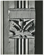 museum-quality 1881 john edelmann-designed carved mahogany wood levi strauss house plinth block