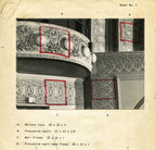 original museum-quality schiller building or garrick theater interior auditorium richly ornamented cast plaster balcony panel