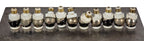 large lot of original and highly sought after adjustable early 20th century bryant socket extensions with nickel-plated brass ball joints and threaded screws