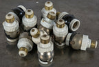 large lot of original and highly sought after adjustable early 20th century bryant socket extensions with nickel-plated brass ball joints and threaded screws