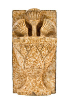 historically important all original mottled brown walter bailey-designed egyptian revival style exterior terra cotta pane from the knights of pythias building