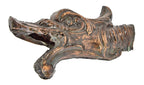 exceptional 19th or early 20th century stamped or pressed copper figural salvaged chicago friedley-voshardt gutter spout