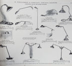 rare early 20th century oversized hardbound r. williamson & company profusely illustrated lighting fixture catalog number 17