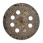 highly sought after 19th century brown brothers "star" pattern city of chicago commercial building ornamented cast iron sidewalk glass vault light coal chute