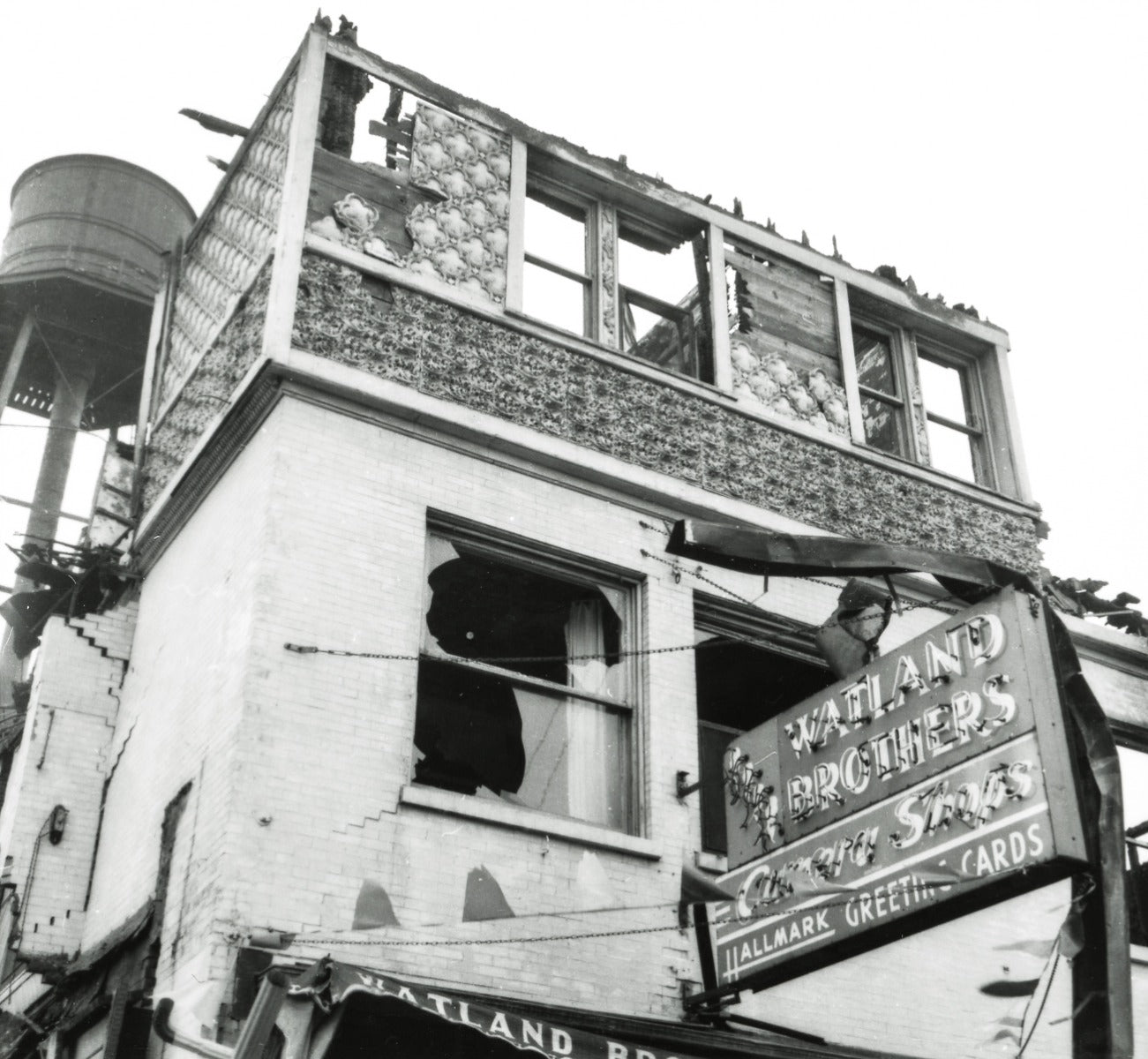 original richly ornamented frank lloyd wright-designed staff fragment salvaged from adler and sullivan's 1892-93 victoria hotel