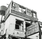 original 1892 frank lloyd wright-designed exterior painted staff panel salvaged from adler and sullivan's victoria hotel