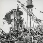 original 1892 frank lloyd wright-designed exterior painted staff panel salvaged from adler and sullivan's victoria hotel