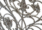 historically important c. 1891-92 original double-sided salvaged chicago ornamental cast iron mecca apartment building interior atrium balcony railing baluster panel