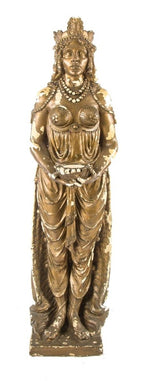 one of a kind original museum-quality 1926 full-figured interior granada theater salvaged chicago statue