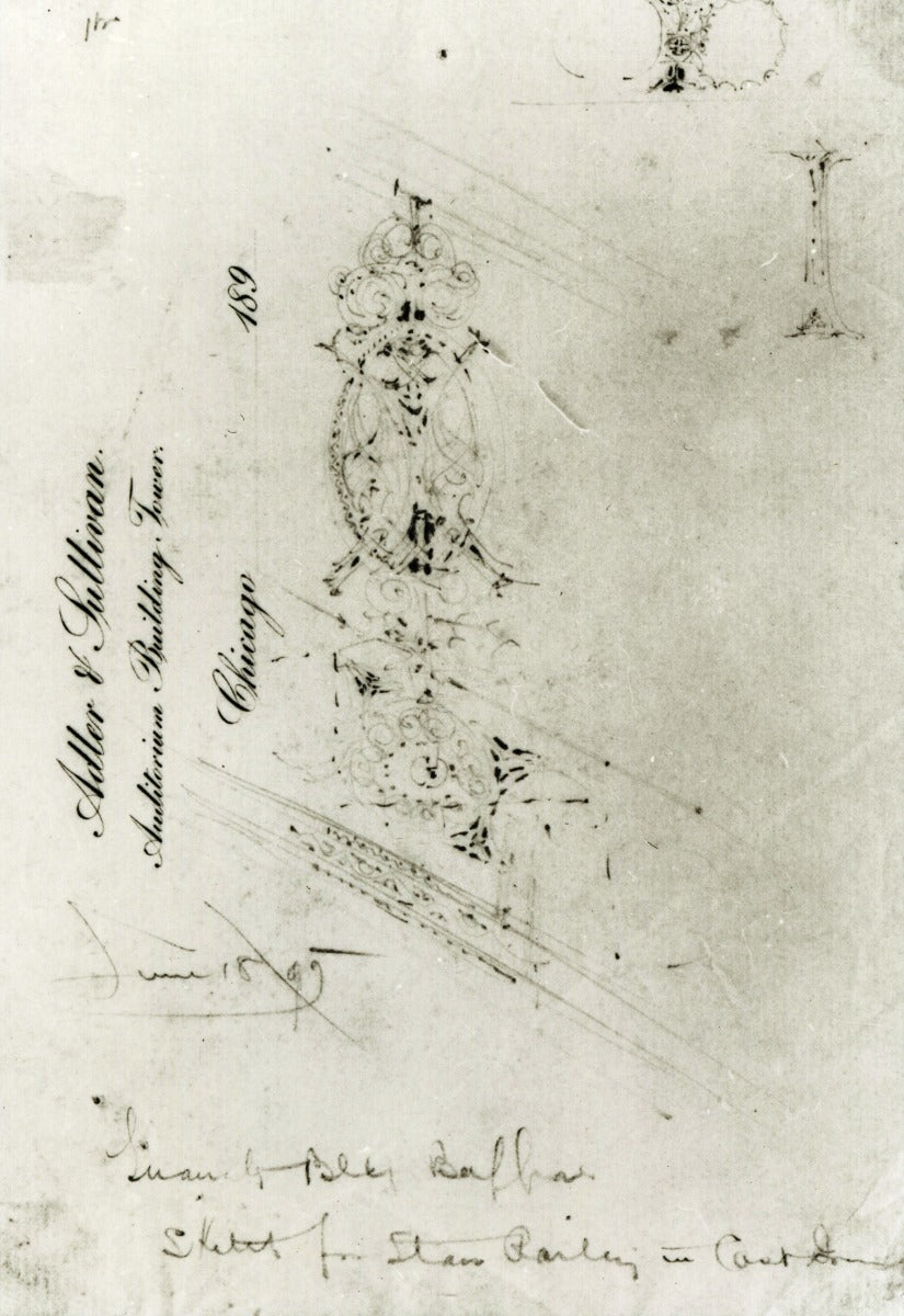 1980s adler and sullivan guaranty building restoration interior cast iron staircase baluster