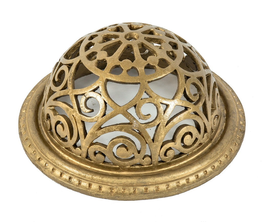 limited edition faithfully recreated gold enameled louis h sullivan-designed cast plaster auditorium theater proscenium vault perforated dome