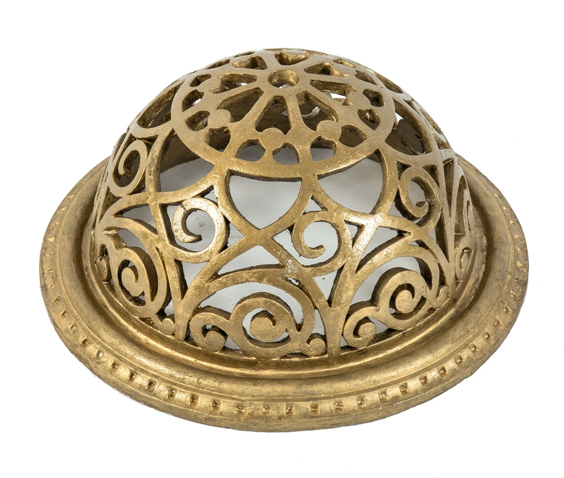 limited edition faithfully recreated gold enameled louis h sullivan-designed cast plaster auditorium theater proscenium vault perforated dome
