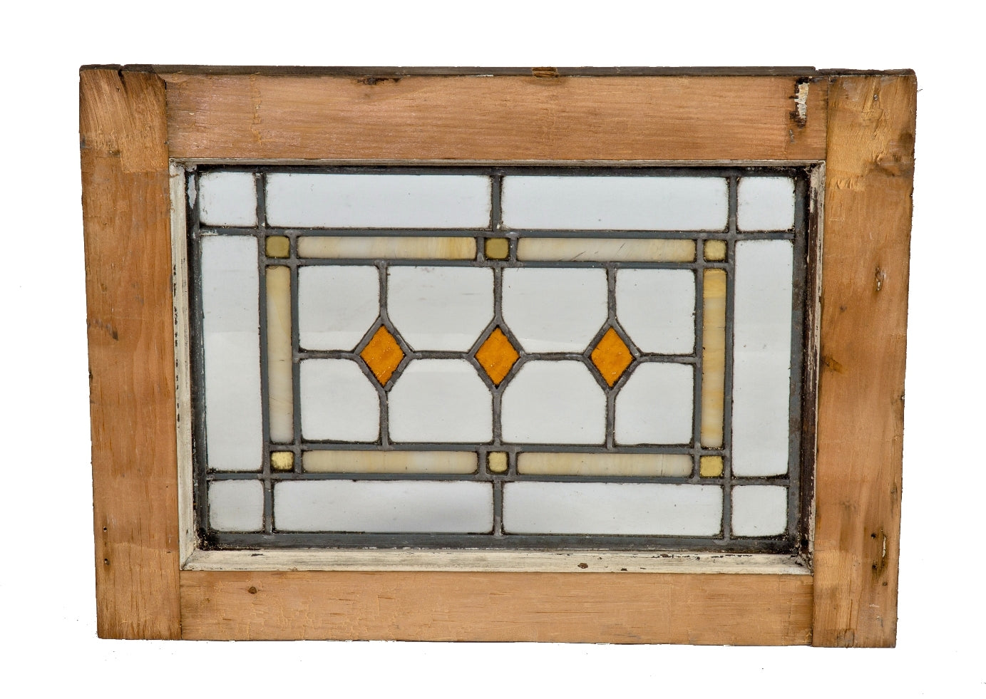 original early 20th century salvaged chicago leaded art glass window likely designed and fabricated by hugo eberhardt of h. eberhardt & company