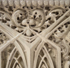 original historically important c. 1908 kuntz-remmler company building two-piece terra cotta sullivanesque glazed terra cotta spandrel designed by architect william j. brinkman