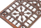 original 1880's victorian era salvaged chicago solid oak wood architectural stick-and-ball interior residential fretwork