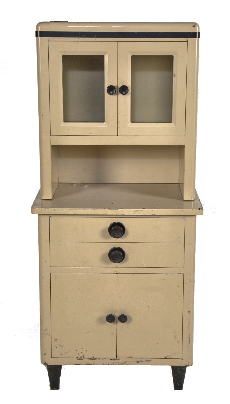 streamlined style all original and intact vintage salvaged chicago cook county hospital examination room freestanding steel medical cabinet with drawers and doors