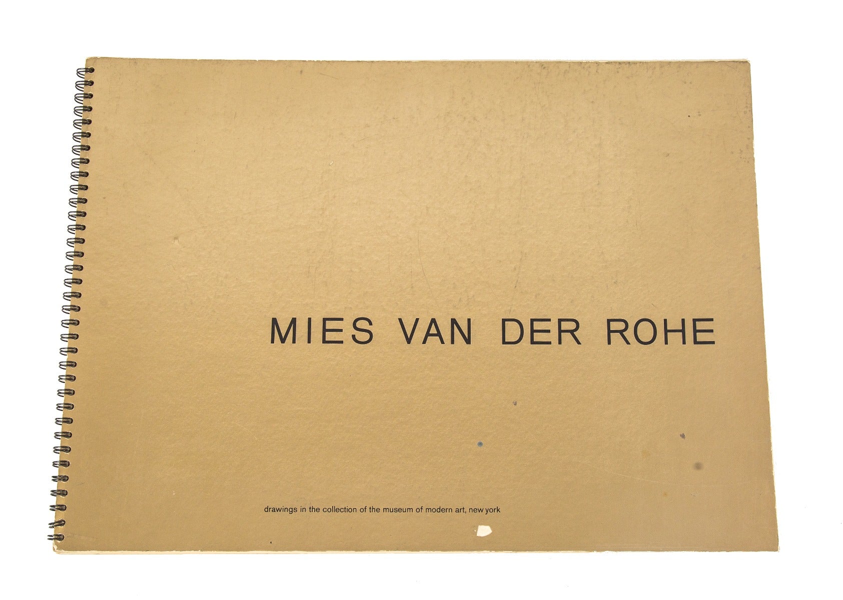 rare all original and intact mies van der rohe: drawings in the collection of the museum of modern art, 1969