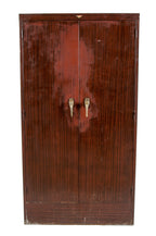 rare all original and fully functional oversized heavily compartmentalized all-metal cole portable office with desk, drawers, cubby holes, and safe with original combination