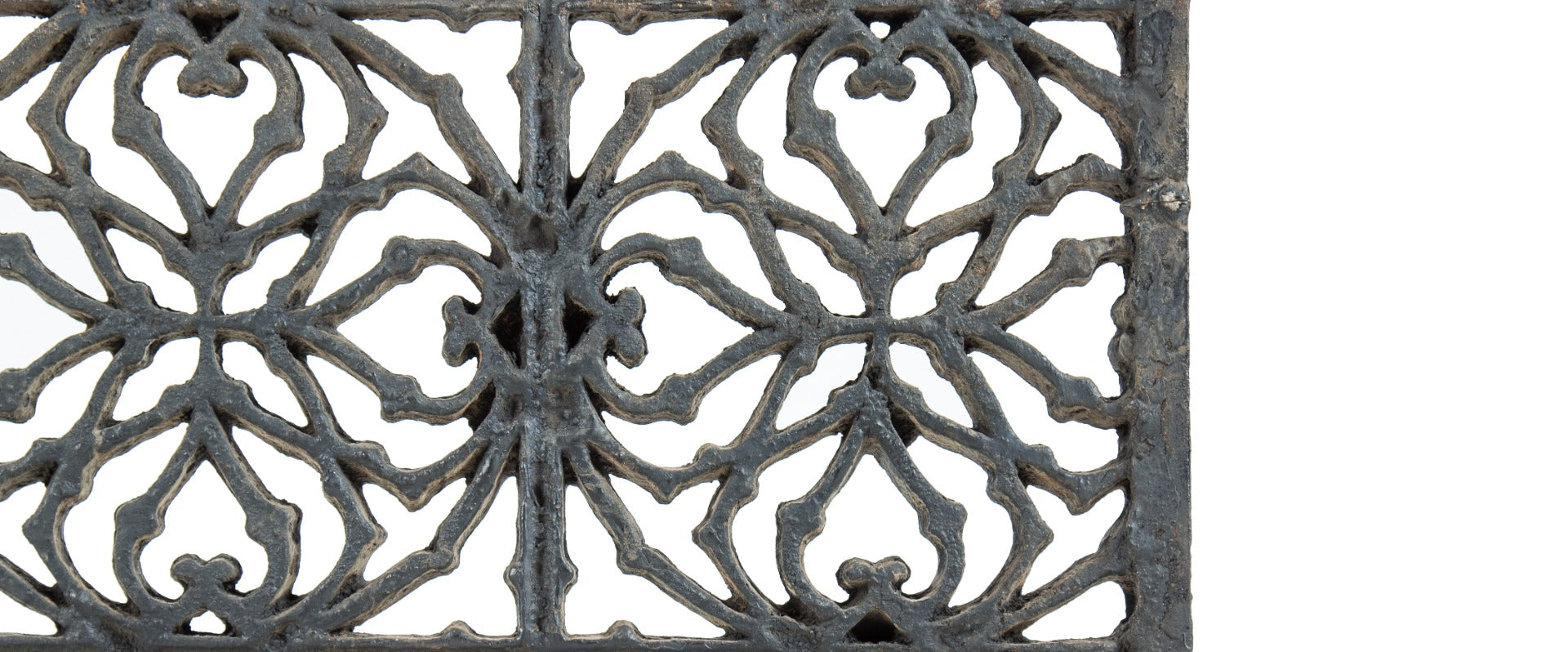 late 19th century historically important american salvaged chicago m.a. meyer loft building ornamental wrought iron exterior perforated fire escape horizontal platform