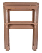 original late 19th century solid quartered white oak salvaged chicago interior residential fireplace full mantel with intact beveled edge mirror