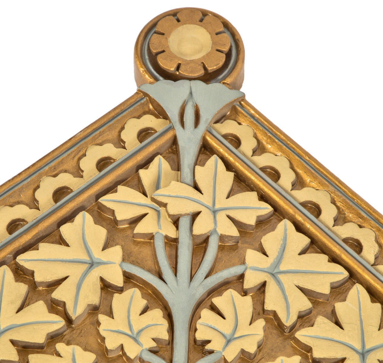 museum-quality fully restored cast plaster interior residential plaster ceiling medallion from burnham and root's hayden house