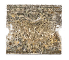 original museum-quality schiller building or garrick theater interior auditorium richly ornamented cast plaster balcony panel