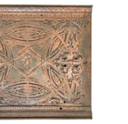 museum-quality copper-plated ornamental cast iron chicago stock exchange building louis h. sullivan-designed interior elevator transom panel
