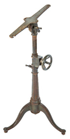 highly sought after all original and fully functional early 20th century antique american eugene dietzgen three-legged drafting table base