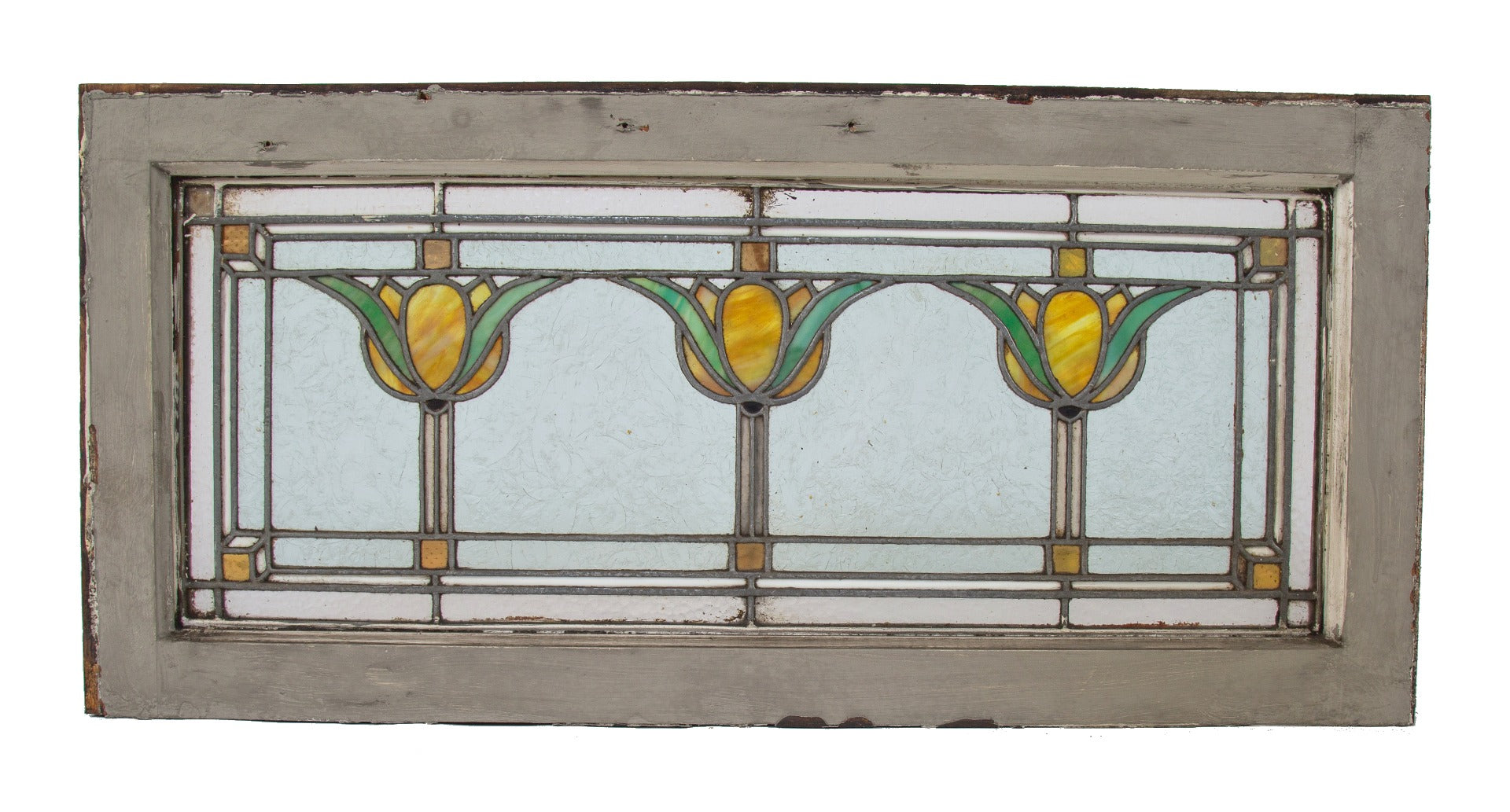 original early 20th century american art nouveau style interior residential salvaged chicago bungalow window