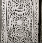 historically important 1892 adler and sullivan schiller building interior auditorium plaster "starpod" panel framed