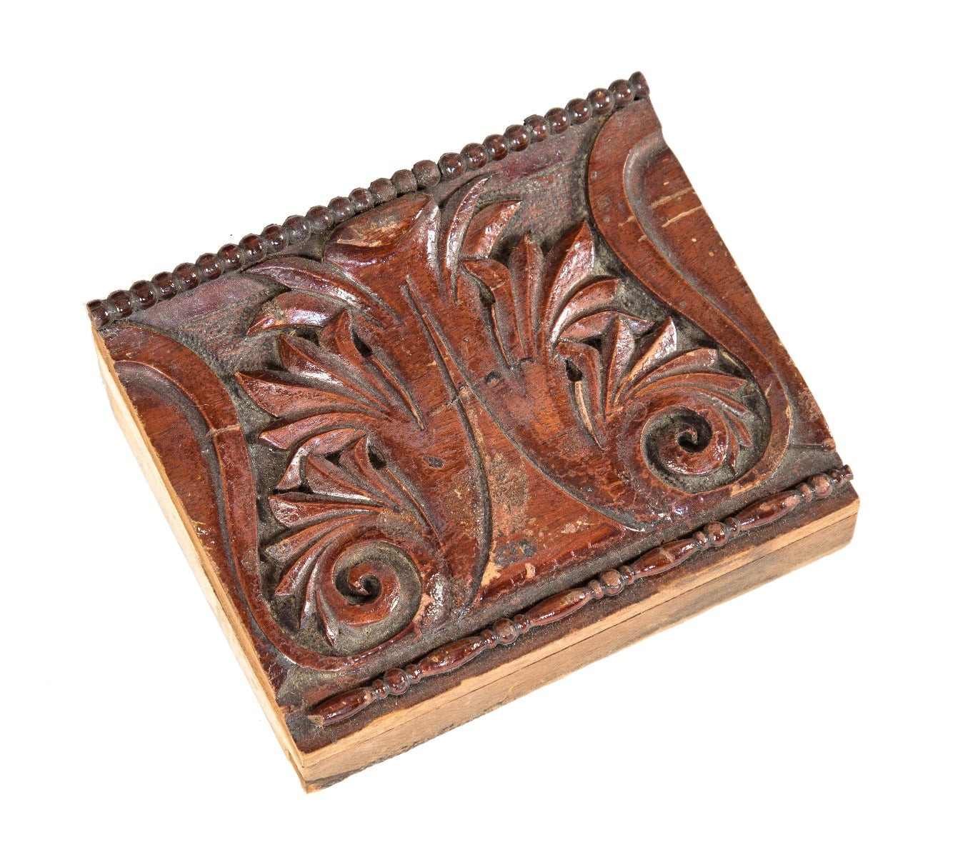historically important original 1893 chicago athletic association building carved mahogany wood trim fragment
