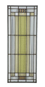 unusual all original early 20th century leaded art glass residential window attributed to william drummond