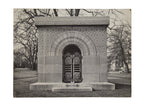 historically important 1954 original chicago institute of design louis sullivan exhibit silver gelatin print of the getty tomb