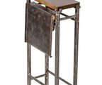 early 20th century antique american medical freestanding hospital operating room sterilizer stand with hinged leaf