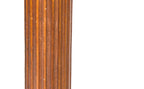 hard to find matching pair of solid cherry wood salvaged chicago fluted columns with richly ornamented ionic capitals