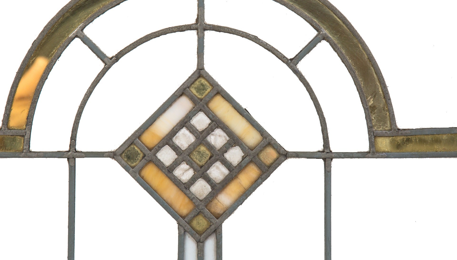 one of several matching all original and intact interior residential salvaged chicago bungalow leaded art glass windows