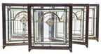 two matching highly desirable antique american salvaged chicago bungalow residential windows with
