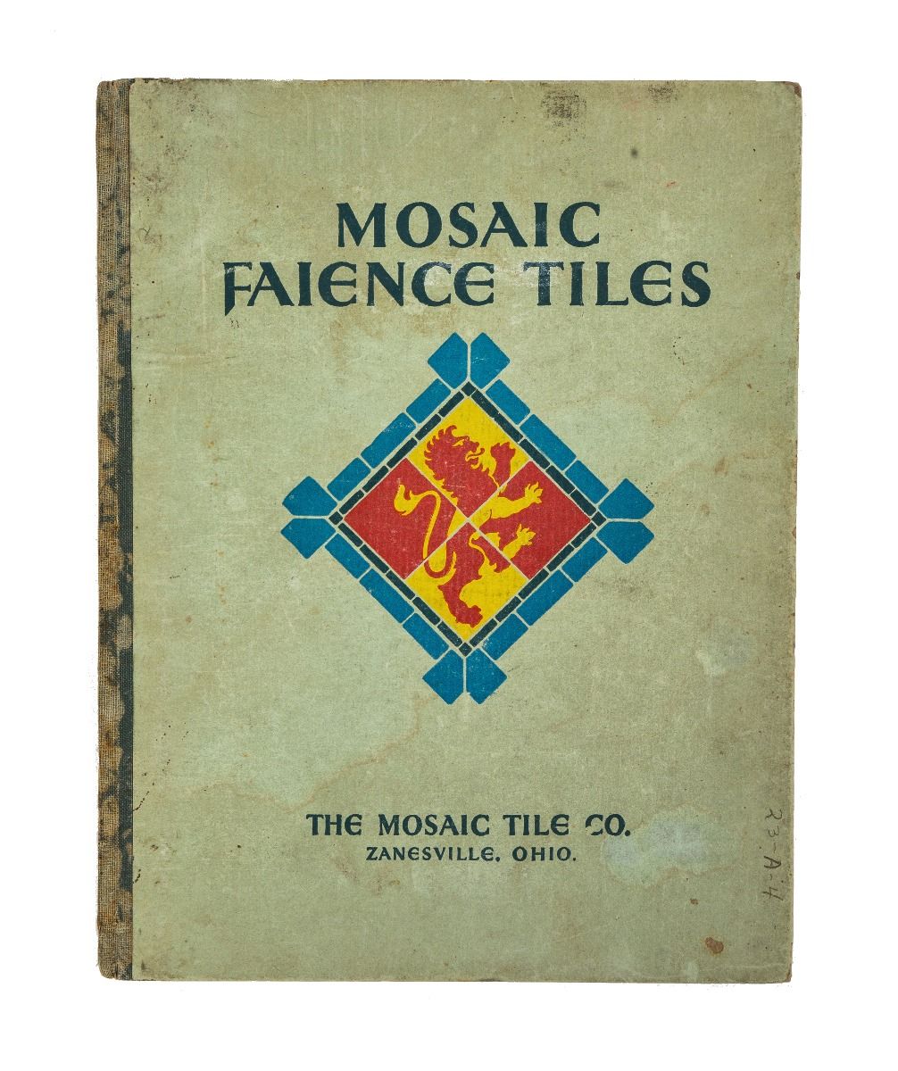 rare all profusely illustrated c. 1929 intact softbound mosaic faience tile product catalog