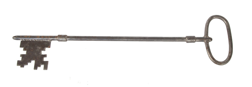 late 19th century antique american exterior building storefront hanging locksmith skeleton key trade sign