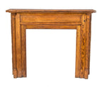 original c. 1880's antique american victorian-era salvaged chicago quartered oak wood residential fireplace mantel