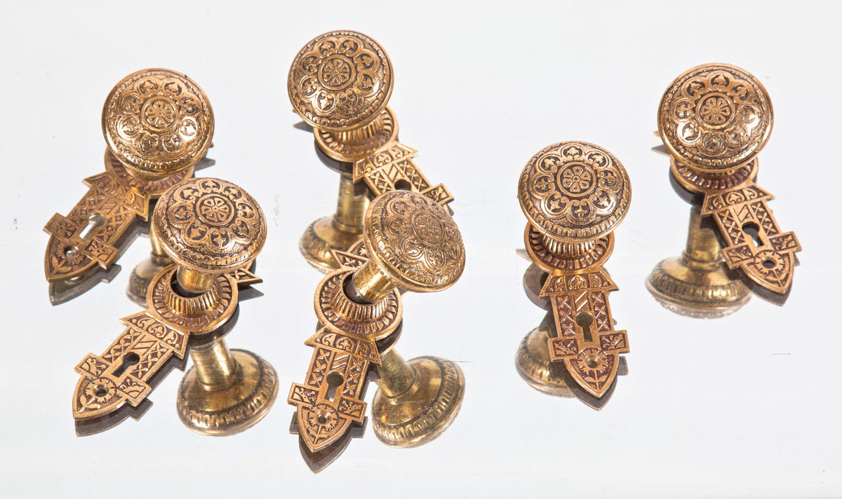rare 19th century ornamental cast bronze restored interior residential ...