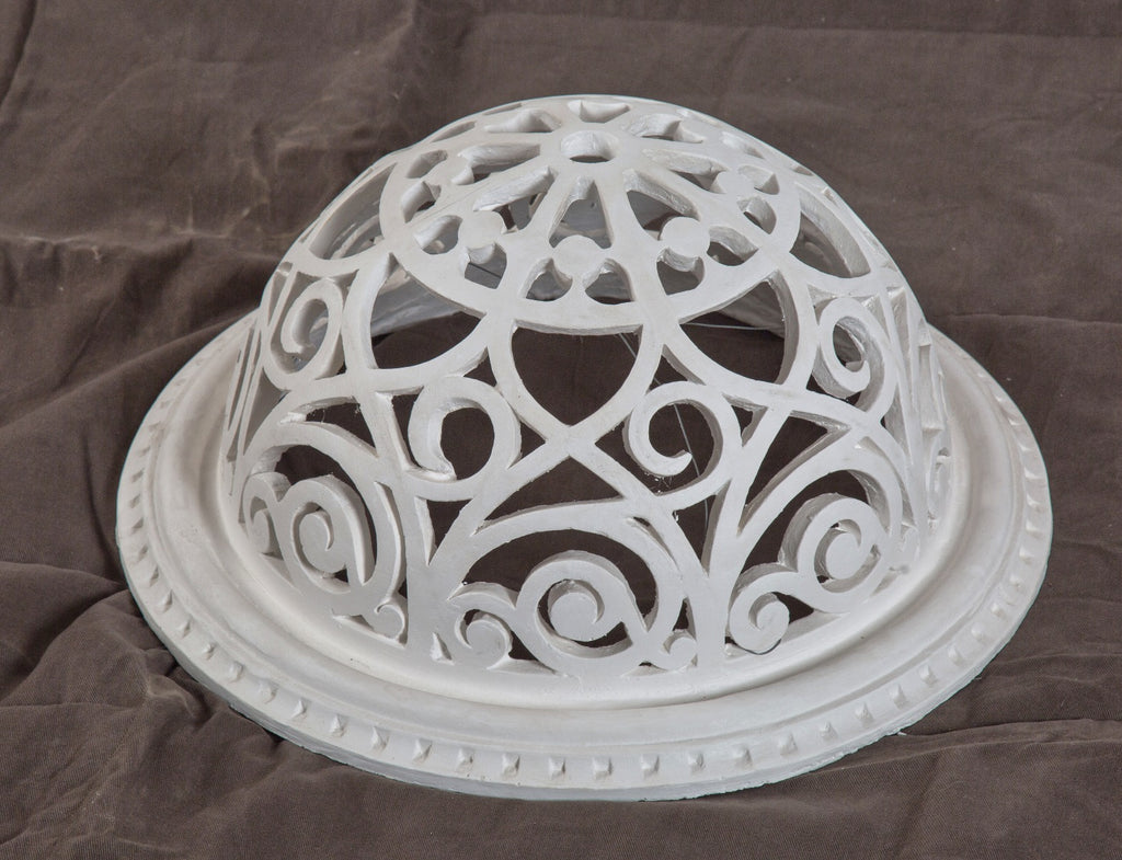 limited edition of a faithfully recreated cast plaster auditorium theater proscenium vault ventilation dome designed by louis sullivan