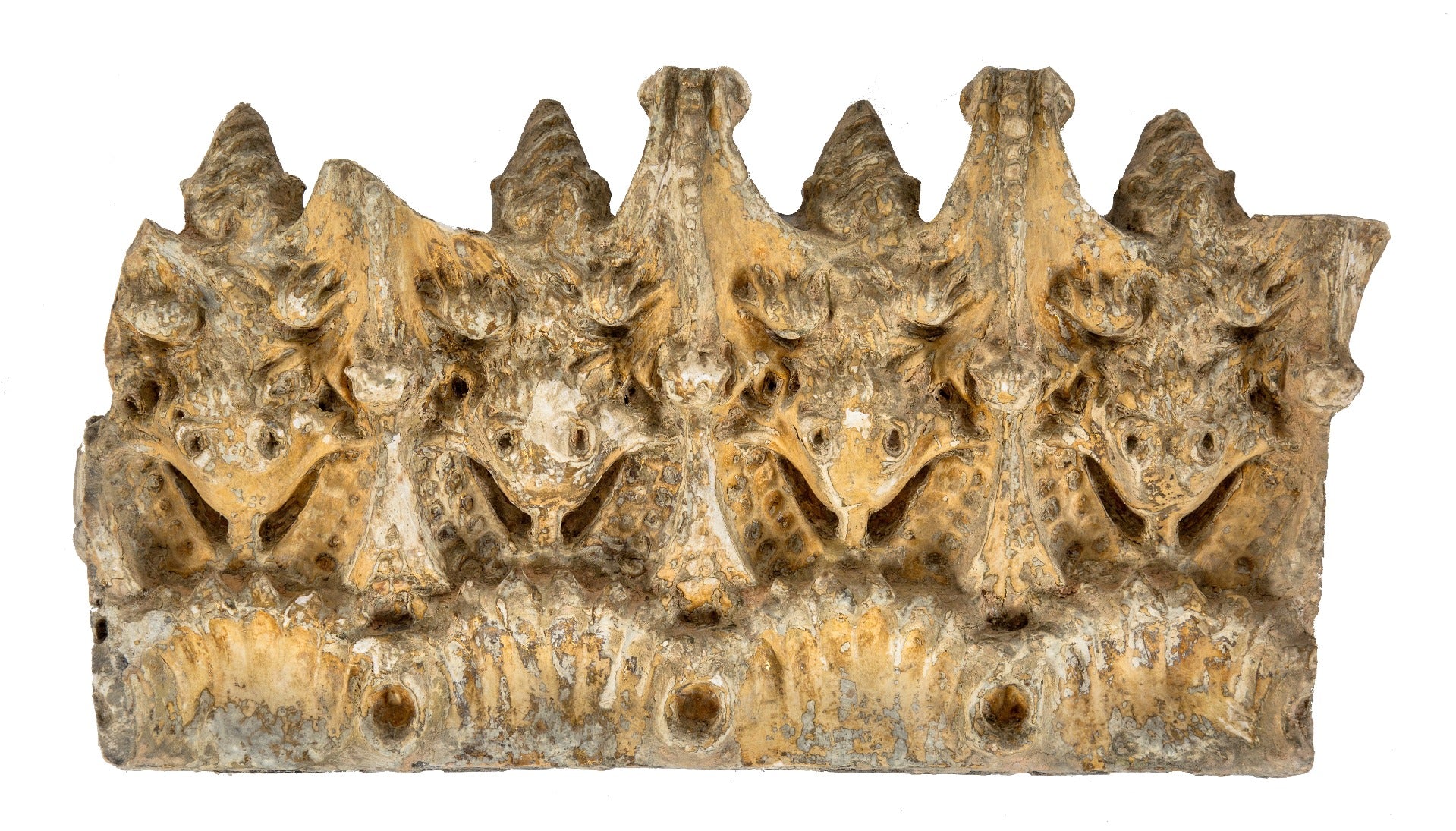historically important louis h. sullivan-designed ornamental cast plaster auditorium hotel library room ornament