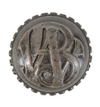 rare original 19th century louis h. sullivan-designed ornamental cast iron monogrammed wainwright building doorknob