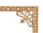 19th century salvaged chicago victorian-era interior residential ornamental cast brass fireplace surround
