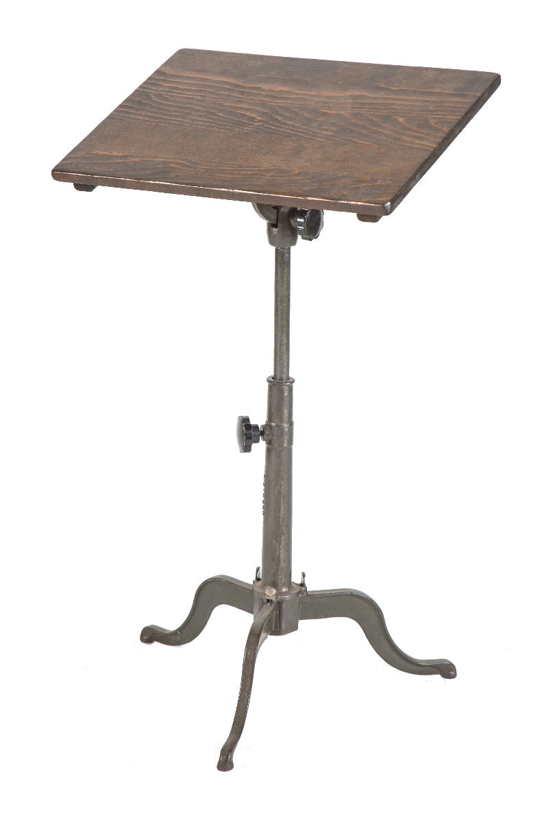 fully adjustable early 20th century antique american industrial dietzgen salvaged chicago drafting table