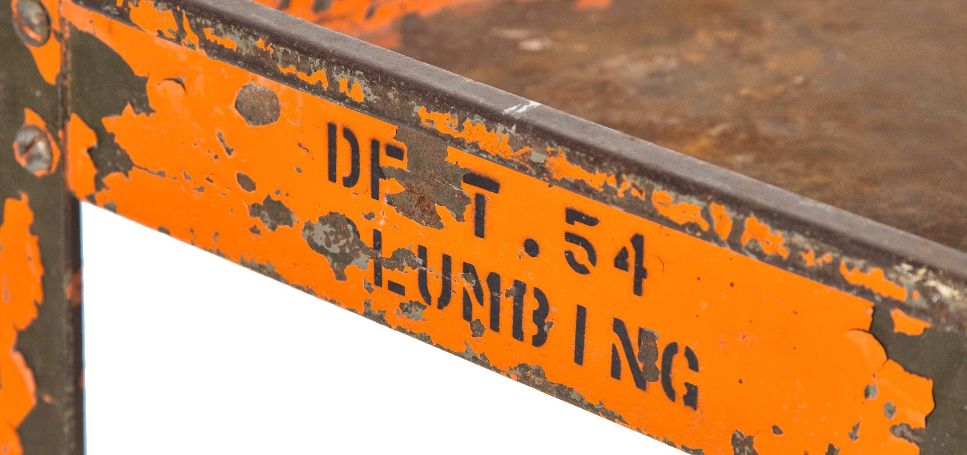 fully functional original salvaged chicago streets and sanitation workshop cart with stenciled lettering