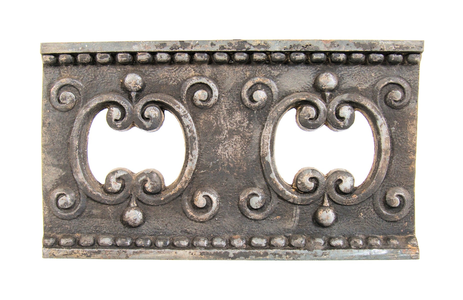 historically important old colony building interior ornamental cast iron winslow brothers elevator door header panel